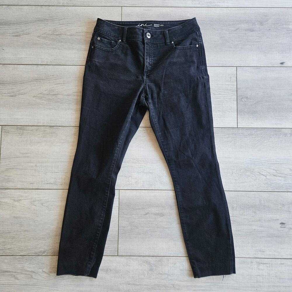 INC Women's Classic Black Skinny Jeans